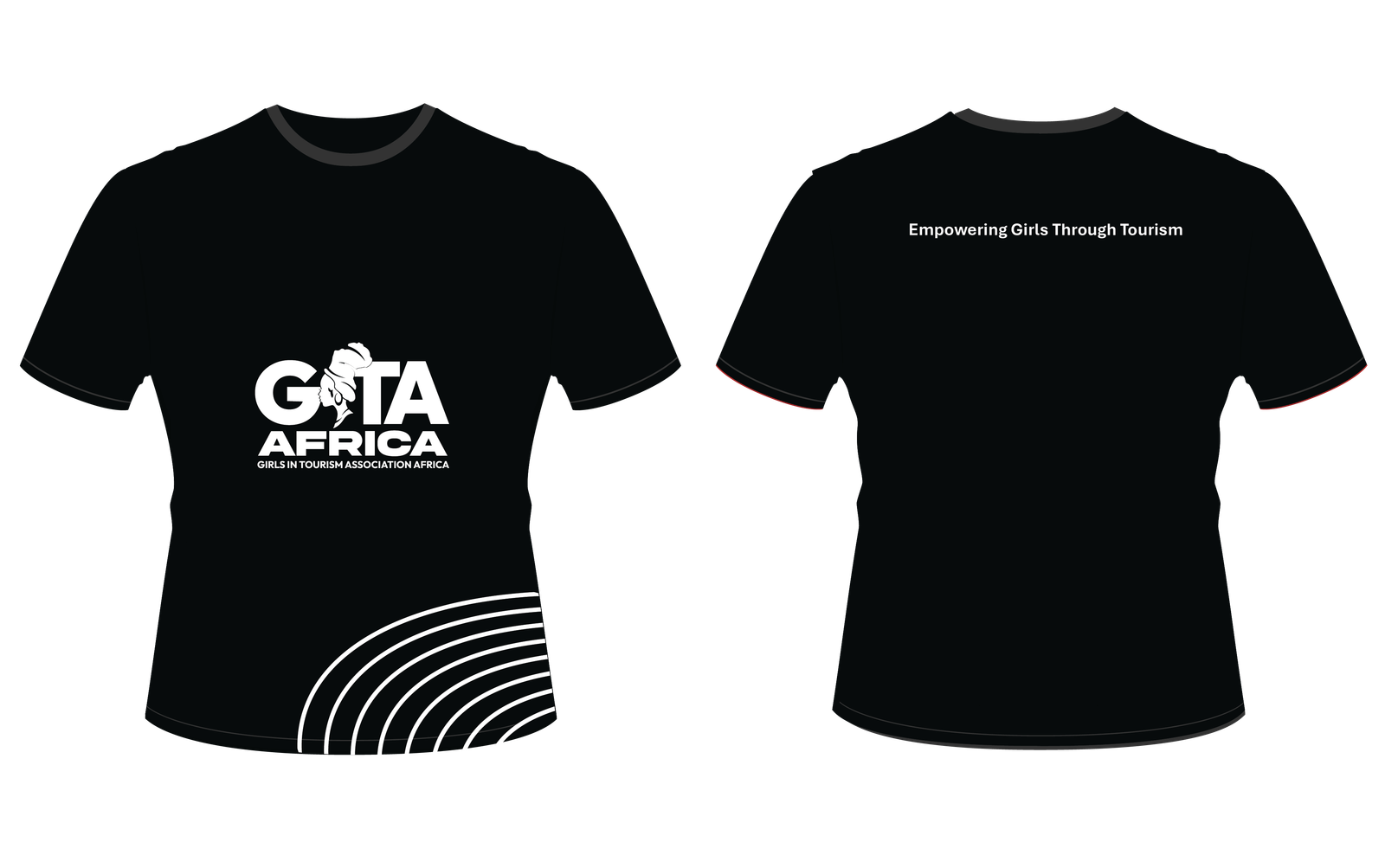 GITA Roundneck shirt (Black and White)